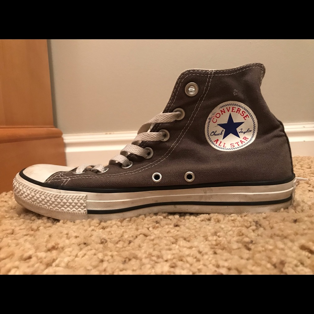 Converse Women's Gray High-Top Sneakers